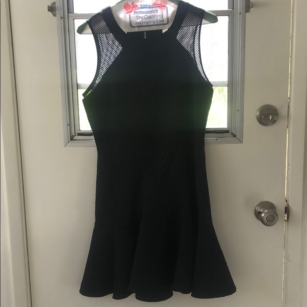 Black cocktail dress